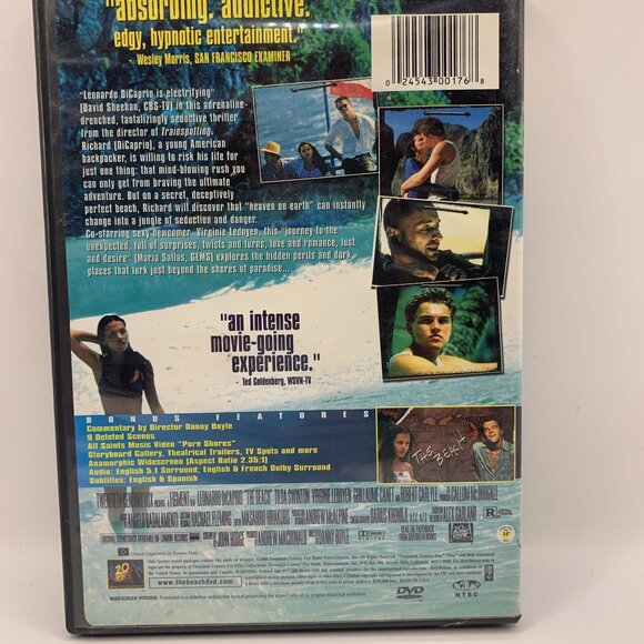 Beach DVD Movie Rated R 20th Century Fox NTSC Widescreen Leonardo DiCaprio - Picture 3 of 4